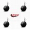 Service Caster 2'' Black Metal Hood Twin Wheel Caster Nylon Wheels Grip Ring Stem, 4PK SCC-GR02S50D-NYS-FB-716X1716-4 - alternate 3